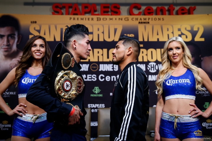 Leo Santa Cruz Abner Mares II Stats Stakes Boxing News